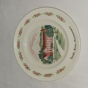 Avon 10th Anniversary Plate: The California Perfume Company